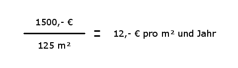 Beispielrechnung der durchschnittliche Heizkosten